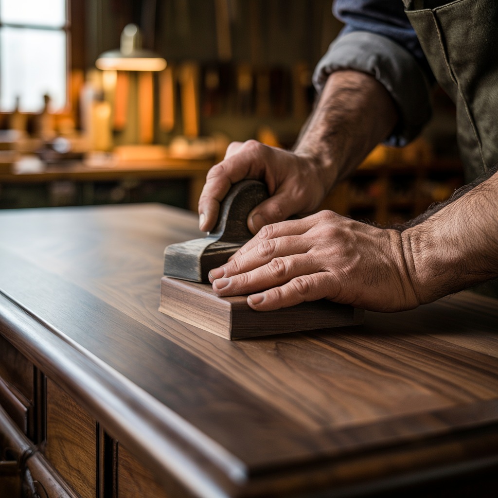 Meubel afwerking en oppoetsen